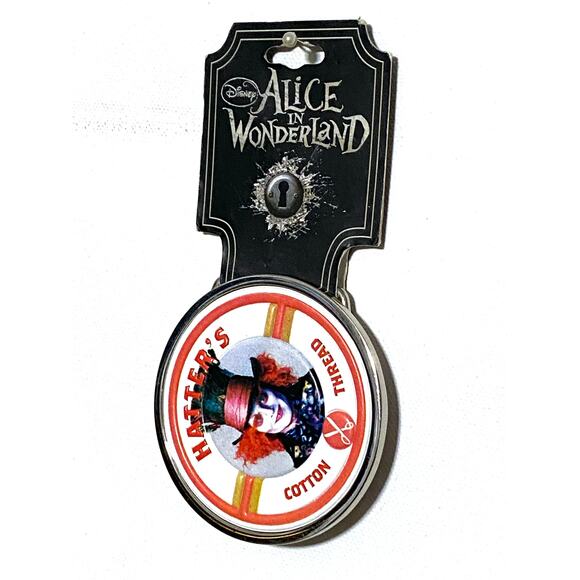 Disney Accessories - Disney Alice In Wonderland Mad Hatters Cotton Thread Johhny Depp Belt Buckle NWT